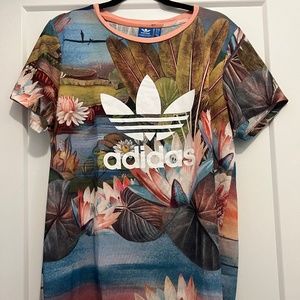 Adidas Lotus Print TShirt